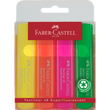 FABER-CASTELL textmarker TEXTLINER 1546, 4er Etui