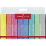 FABER-CASTELL textmarker TEXTLINER 1546 PASTELL, 8er Etui