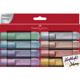FABER-CASTELL textmarker TEXTLINER 1546 Metallic, 8er Etui
