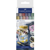 FABER-CASTELL metallics Marker, 12er Kartonetui