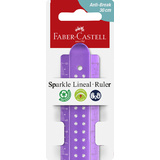 FABER-CASTELL lineal SPARKLE, 300 mm, farbig sortiert
