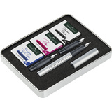 FABER-CASTELL kalligraphie-set GRIP 2011, silber