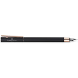 FABER-CASTELL Fllhalter neo Slim Metall, schwarz/ros, B