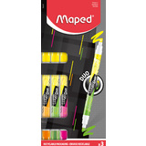 Maped textmarker FLUO'PEPS pen DUO, 3er Kartonblister