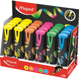 Maped textmarker FLEX, flexible Spitze, 24er Display