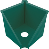 helit zettelbox "the green cube line", grün