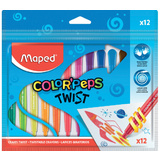 Maped wachsmalstift COLOR'PEPS TWIST, 12er Blister