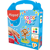Maped my first fingerfarbe COLOR'PEPS, 4er Kartonetui