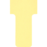 nobo T-Karten, Größe 1 / 28 mm, 170 g/qm, gelb