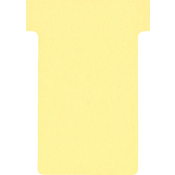 nobo T-Karten, Größe 2 / 60 mm, 170 g/qm, gelb