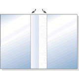HETZEL Ausweishülle, PVC, 2-fach, 0,17 mm, Format: din A6