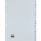 HETZEL Kunststoff-Register, A-Z, A4, PP, 20-teilig, grau