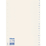 Esselte Kunststoff-Register, A-Z, A4, 20-teilig, PP, weiß