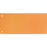 Esselte Trennstreifen, für din A4 Format, gelocht, orange