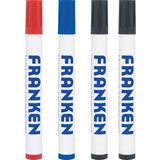 FRANKEN Whiteboard-Marker, Strichstrke: 2-6 mm, sortiert