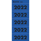 LEITZ ordner-inhaltsschild "Jahreszahl 2022", blau