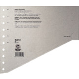 LEITZ Staffel-Trennblätter, din A4 Überbreite, grau