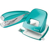 LEITZ Heftgert- locher-set Nexxt WOW, eisblau