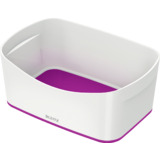 LEITZ utensilienschale MyBox, din A5, wei/violett