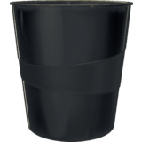 LEITZ papierkorb WOW, aus Kunststoff, 15 Liter, schwarz