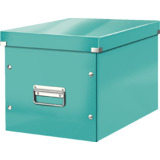 LEITZ ablagebox Click & store WOW cube L, eisblau
