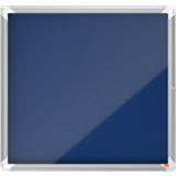 nobo schaukasten Premium Plus, Filz-Rückwand, 6 x A4, blau