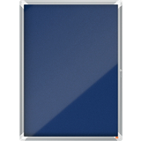 nobo schaukasten Premium Plus, Filz-Rückwand, 8 x A4, blau