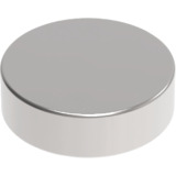 MAUL Neodym-Magnet, Durchmesser: 10 x (H)3 mm, nickel