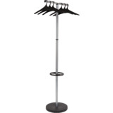 ALBA Garderobenstnder "PMWAVE2", (H): 1.740 mm, silber