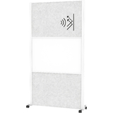 MAUL stellwandsystem MAULconnecto, 2x Akustik/1x Whiteboard