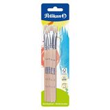 Pelikan borstenpinsel-set 613 F, 10-teilig, sortiert