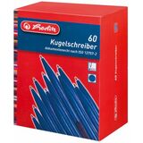 herlitz Druckkugelschreiber, Strichfarbe: blau