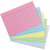 herlitz karteikarten Recycling, din A7, liniert, sortiert