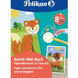 Pelikan bastel- und ausmalbuch "Tierreich", din A4