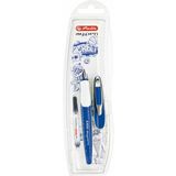 herlitz Fllhalter my.pen, Federbreite: M, blau/wei