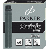 PARKER tintenpatronen QUINKmini, schwarz, permanent