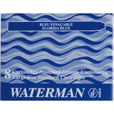 WATERMAN Standard-Groraum-Tintenpatronen, blau, lschbar