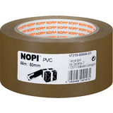 NOPI verpackungsklebeband aus PVC, 50 mm x 66 m, braun
