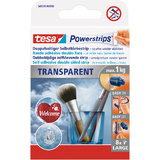 tesa powerstrips TRANSPARENT, Haltekraft: max. 1,0 kg