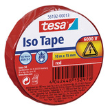 tesa isolierband ISO TAPE, 15 mm x 10 m, rot