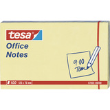 tesa office Notes Haftnotizen, 125 x 75 mm, gelb