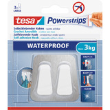 tesa powerstrips Duo-Haken waterproof Metall/Plastik