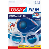 tesa mini Abroller, inkl. 2 klebefilm tesa film 19 mm x 10 m