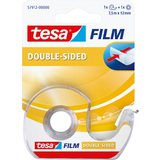 tesa Film, doppelseitig, 12 mm x 7,5 m + Einwegabroller