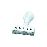 WEDO textstempel "KOPIE", Abdruckbreite: 45 mm