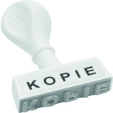 WEDO textstempel "KOPIE", Abdruckbreite: 45 mm