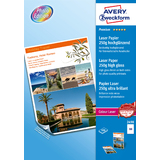 AVERY zweckform Premium colour Laser Foto-Papier, 250 g/qm