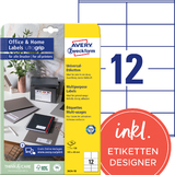 AVERY zweckform Universal-Etiketten Office&Home, 105 x 48 mm