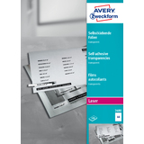 AVERY zweckform Laser/Kopier-Folien a4 transparent 100 Stck