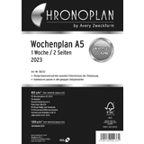 CHRONOPLAN wochenplan 2023, 1 Woche/2 Seiten, A5, Spalten